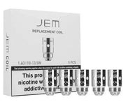 Pack of authentic Innokin JEM 1.6Ω replacement coils, optimized for 10W–13.5W vaping with smooth flavor delivery.